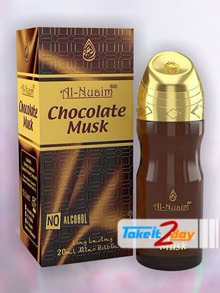 Al Nuaim Chocolate Musk Perfume Roll On For Man And Women 20 ML CPO Pack OF 3